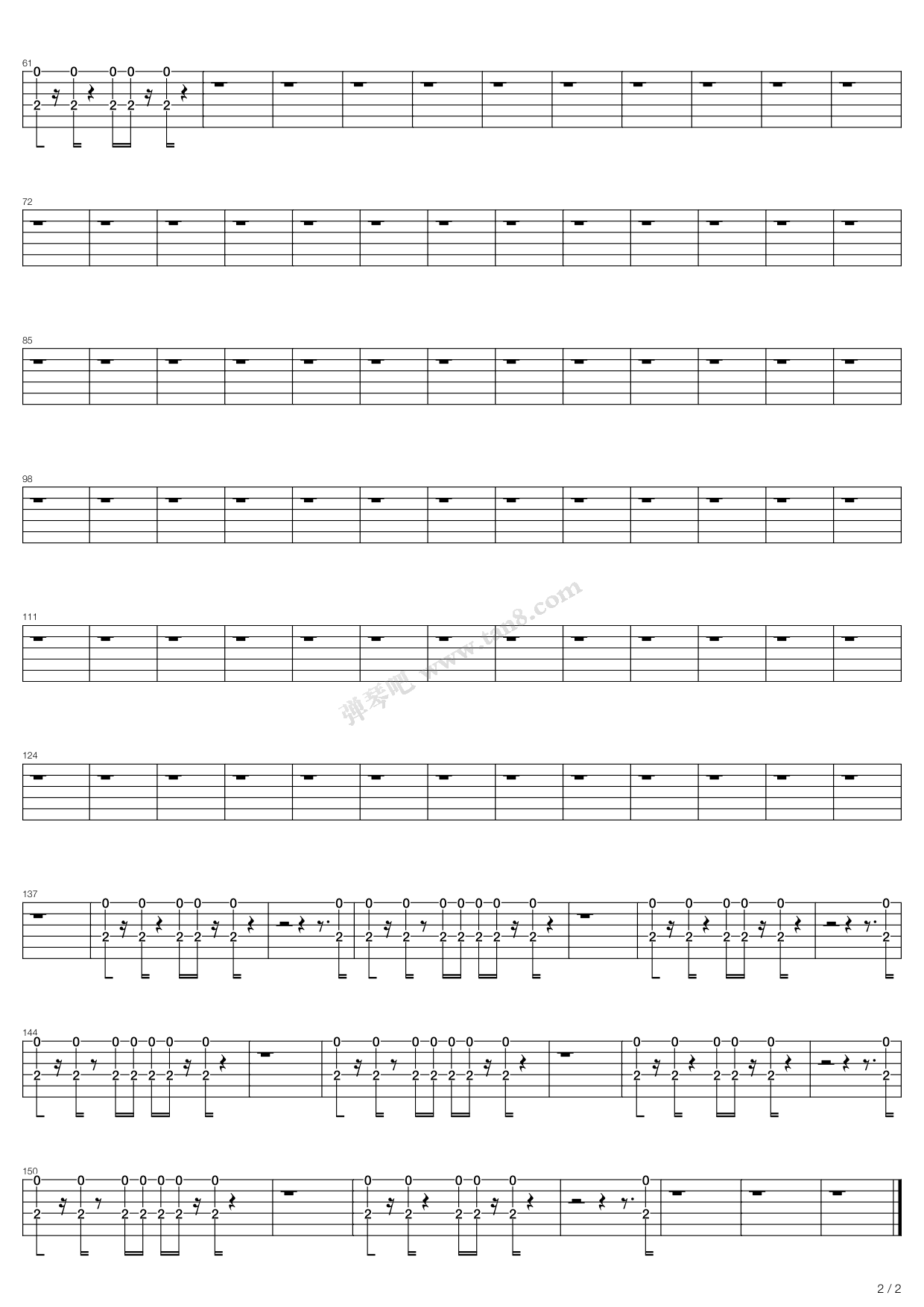 >> 动漫 >> 动漫 吉他指弹 >>最终幻想零式主题曲——セ?ロ