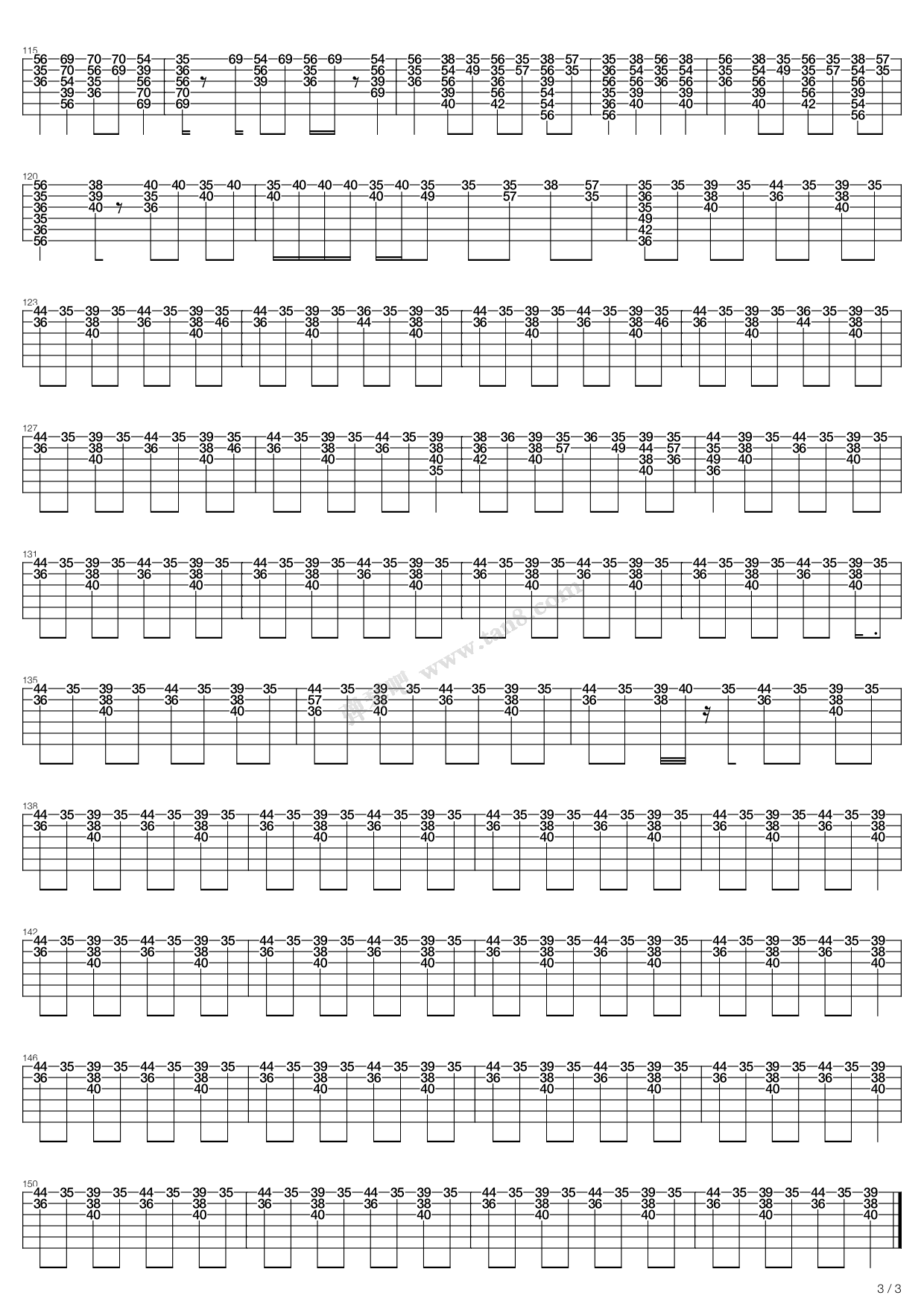 《Kiss - Charisma》,Kiss（六线谱 调和弦TXT吉他谱-虫虫吉他谱免费下载