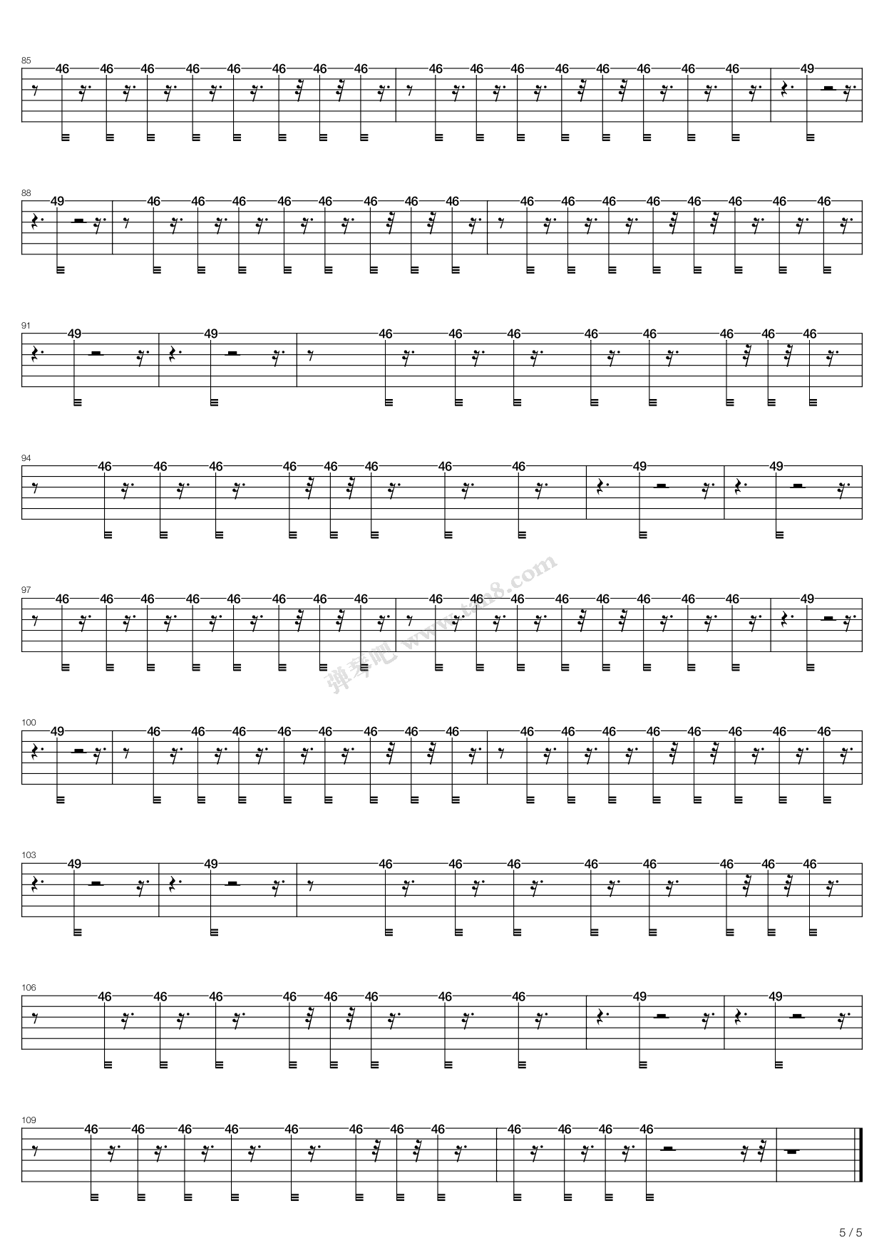 《candy store rock》,led zeppelin(六线谱 吉他谱吉他谱 第16页