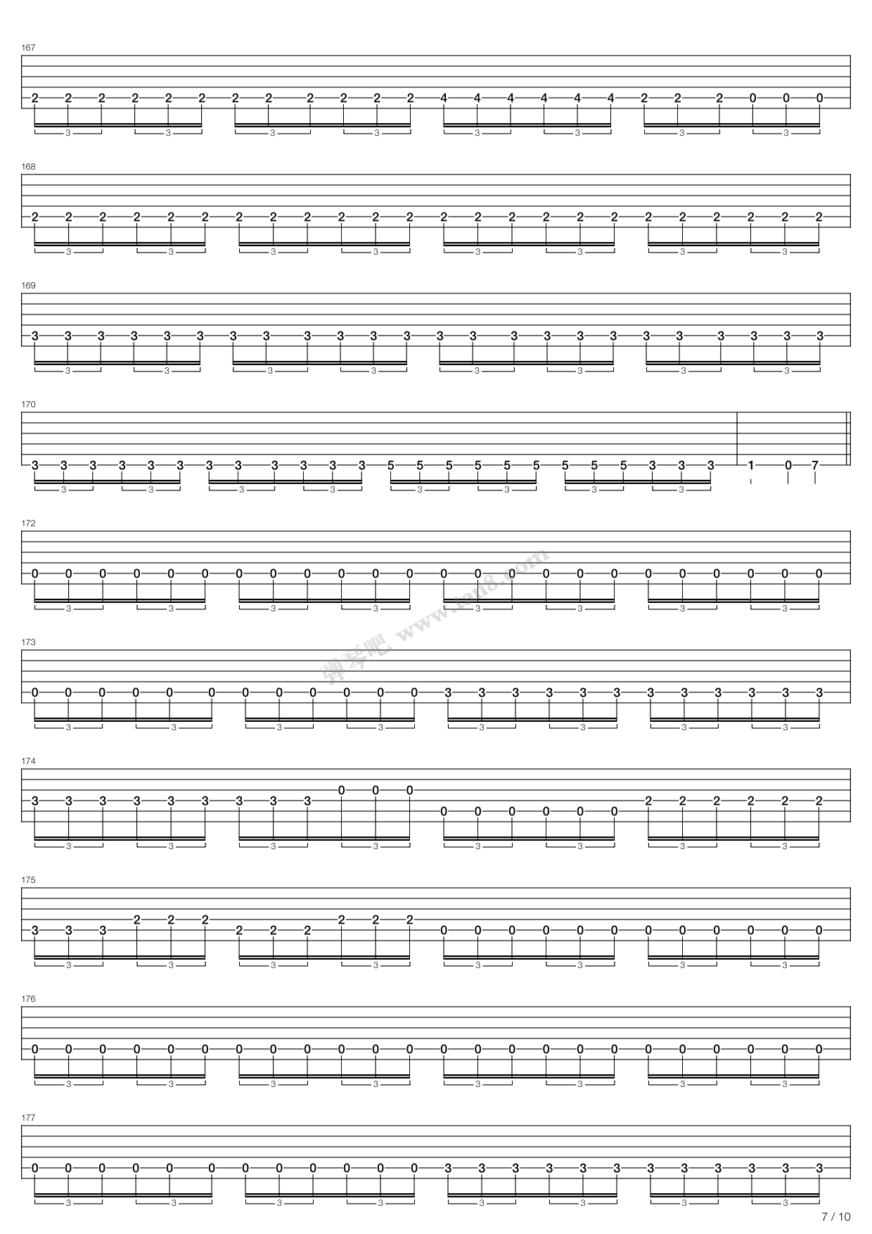 《victory song》,ensiferum(六线谱 吉他谱吉他谱 第36页