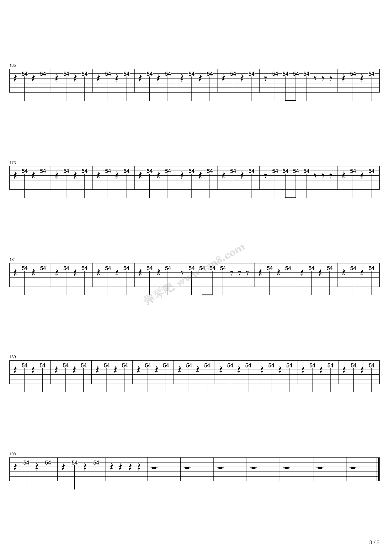 《senor senora senorita》,雅-miyavi-(六线谱 吉他谱吉他谱 第9页