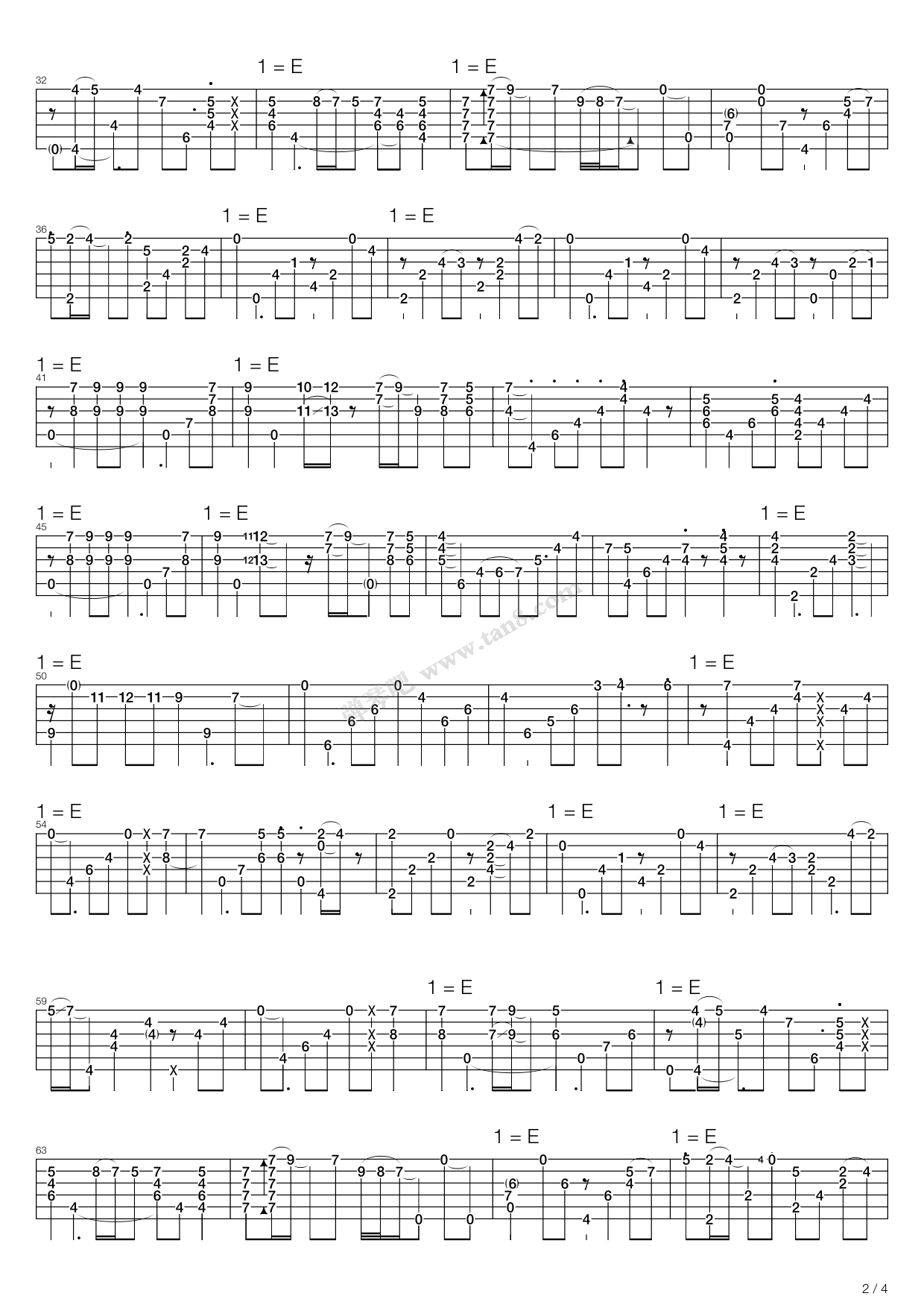 《drivetime》,tommy emmanuel(六线谱 吉他谱吉他谱 第2页