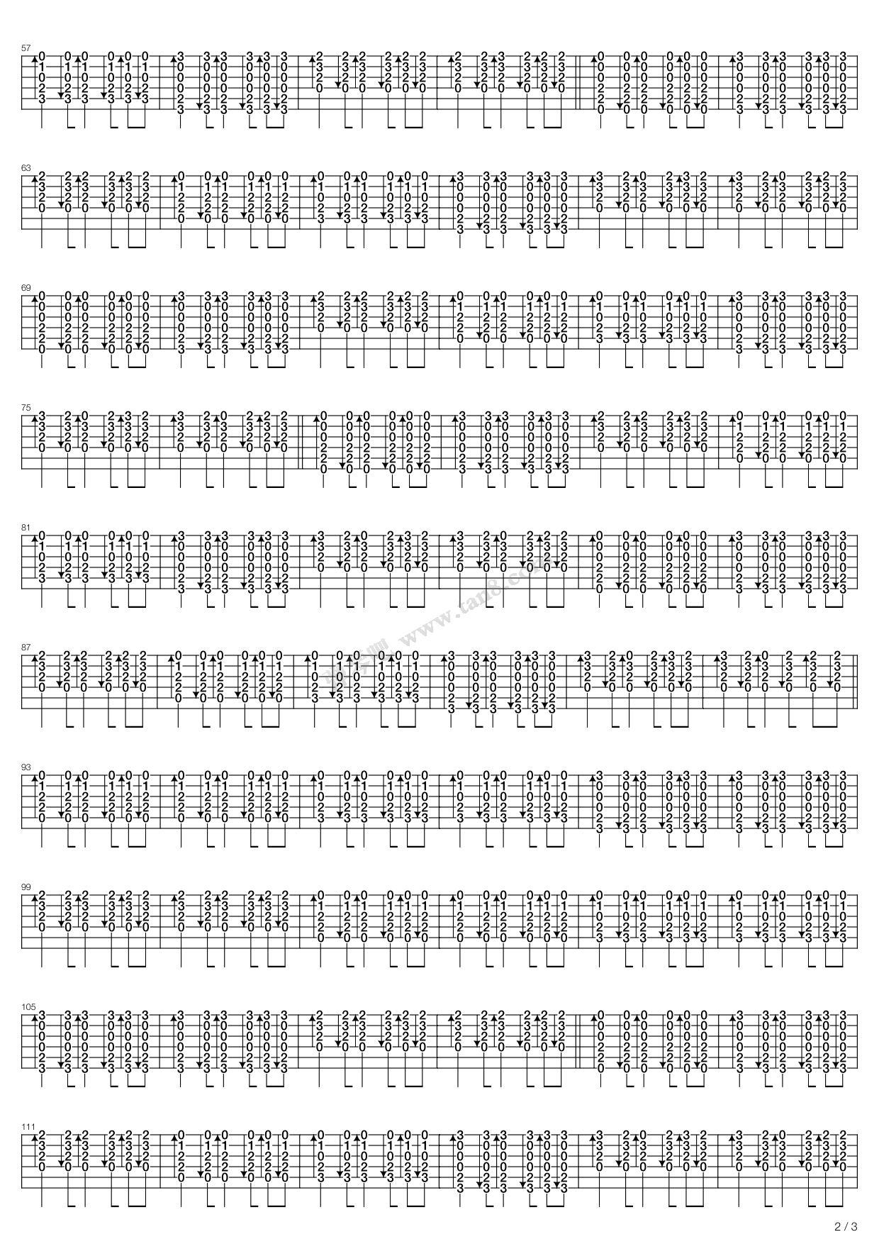 《please dont let it go》,h.i.m(六线谱 吉他谱吉他谱 第12页